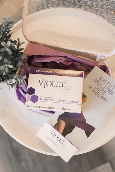 Manage Breast Pain and Tenderness with Violet Daily Iodine Supplements